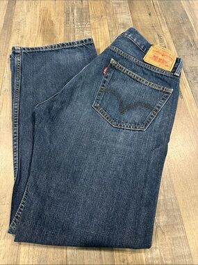 Levi's Men's Dark Blue Boot Cut Jeans